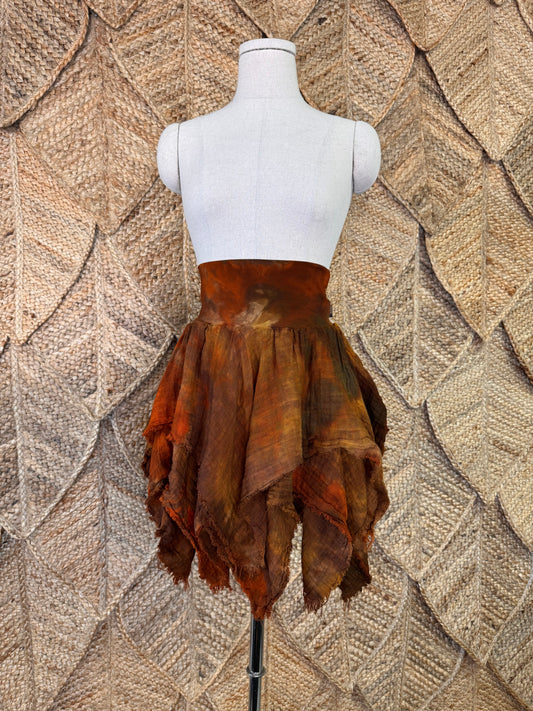 Ancient Rust Wildfae Mini Skirt