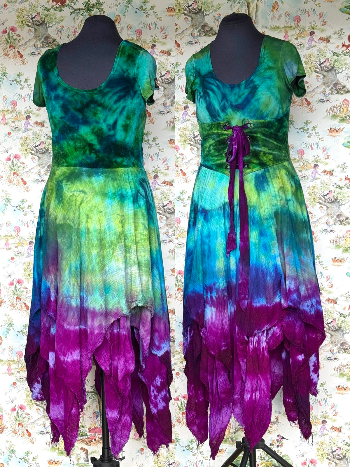 OOAK XL Fluorite Parea Dress