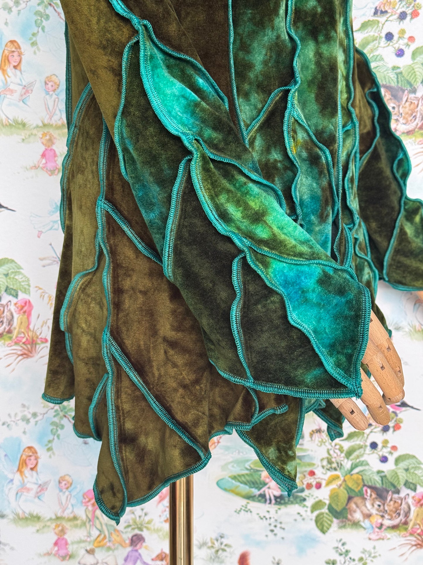 Velour OOAK Leafae Cardi (L)