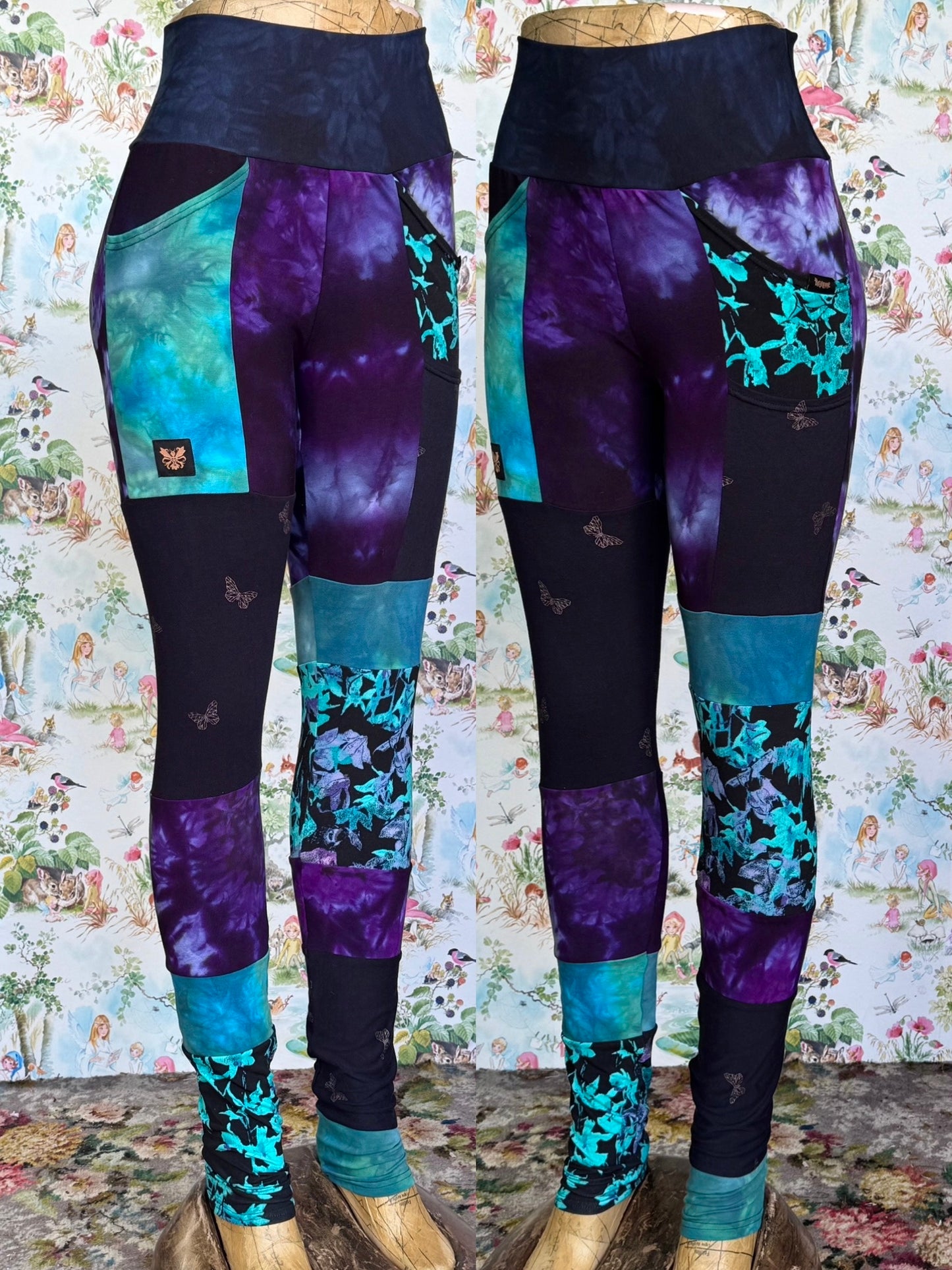 OOAK M/L Foraged Leggings
