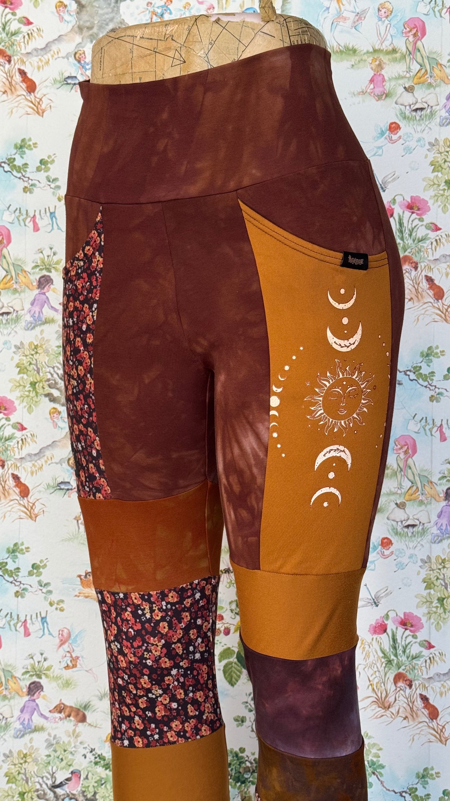 OOAK M/L Foraged Leggings