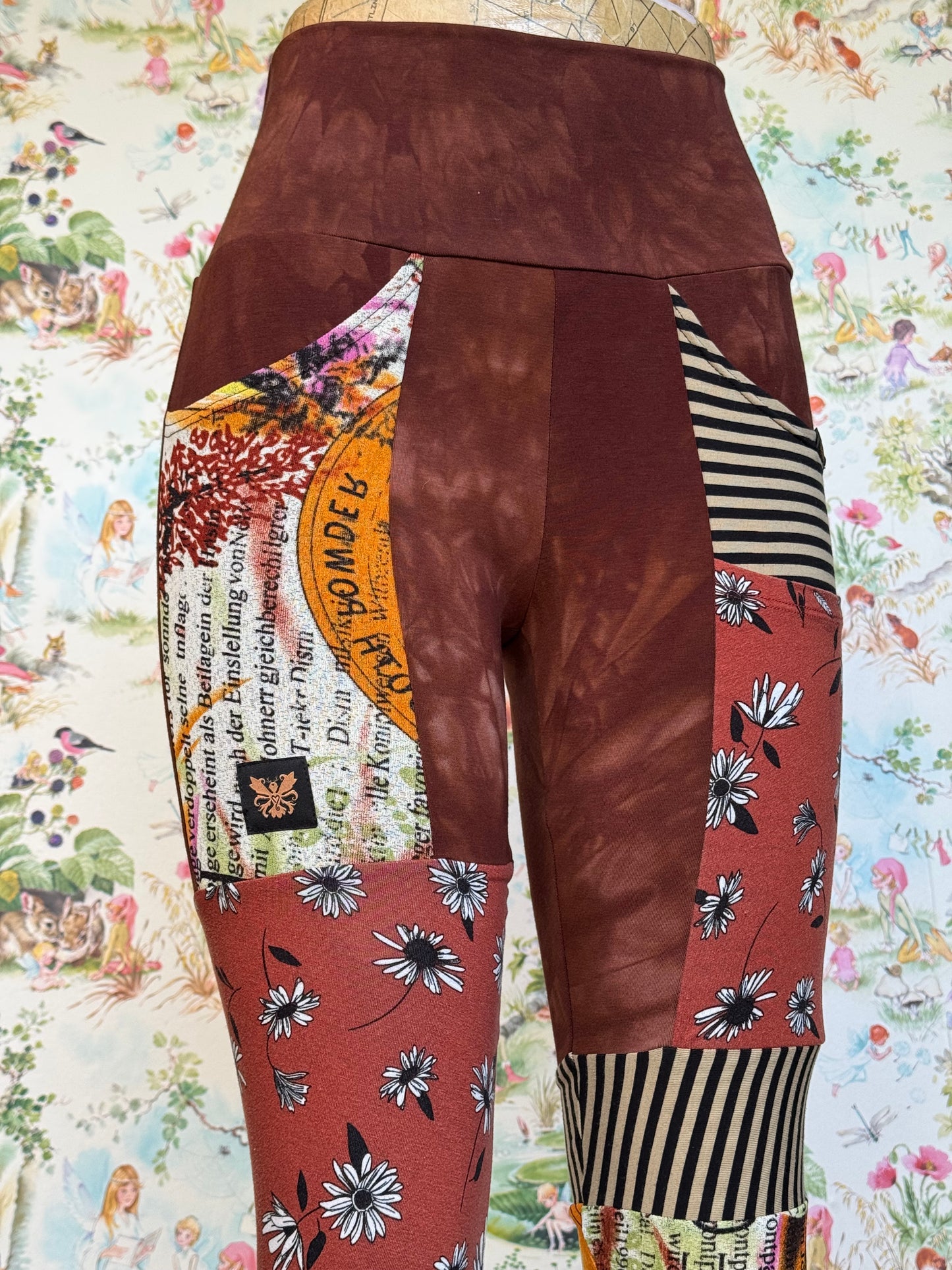 OOAK S/M Foraged Leggings
