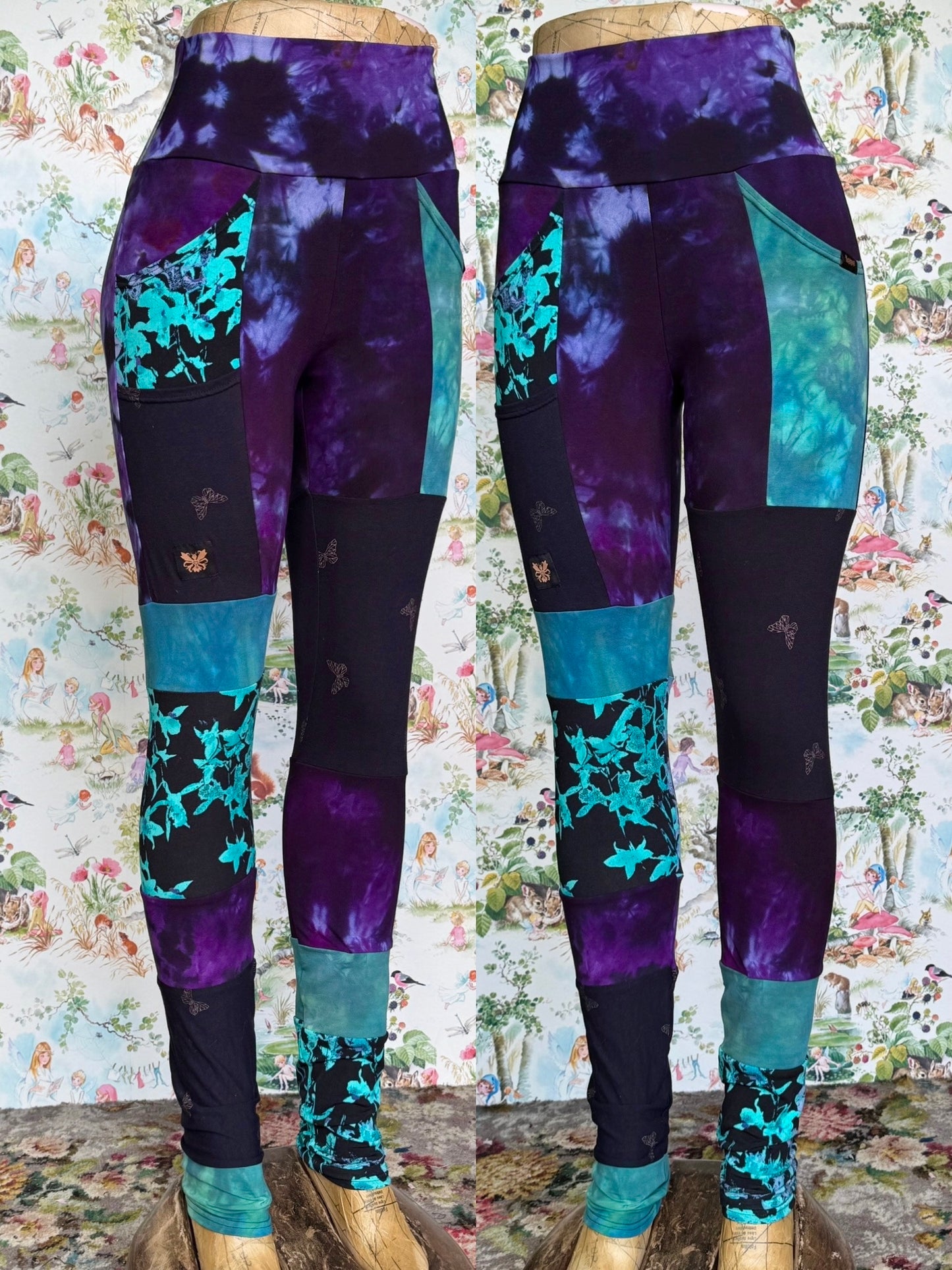 OOAK M/L Foraged Leggings