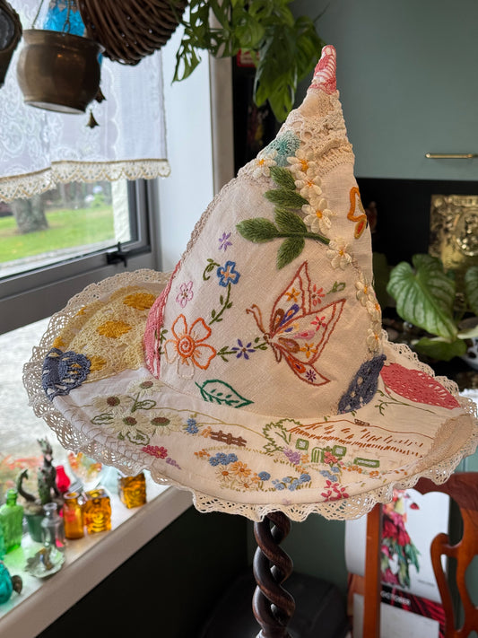 Teaparty Pixie Hat OOAK