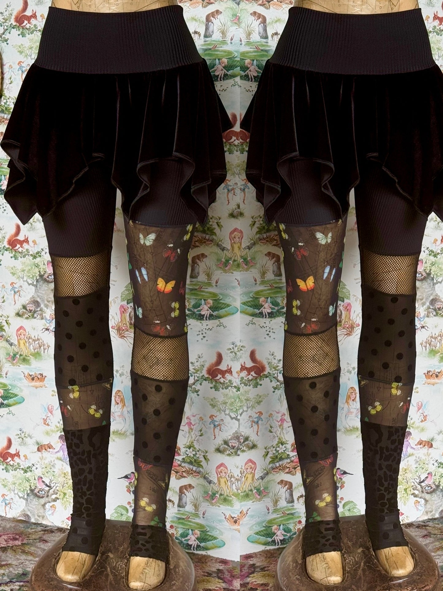 OOAK M/L Foraged Leggings