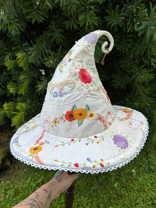 Teaparty Brimble Hat OOAK