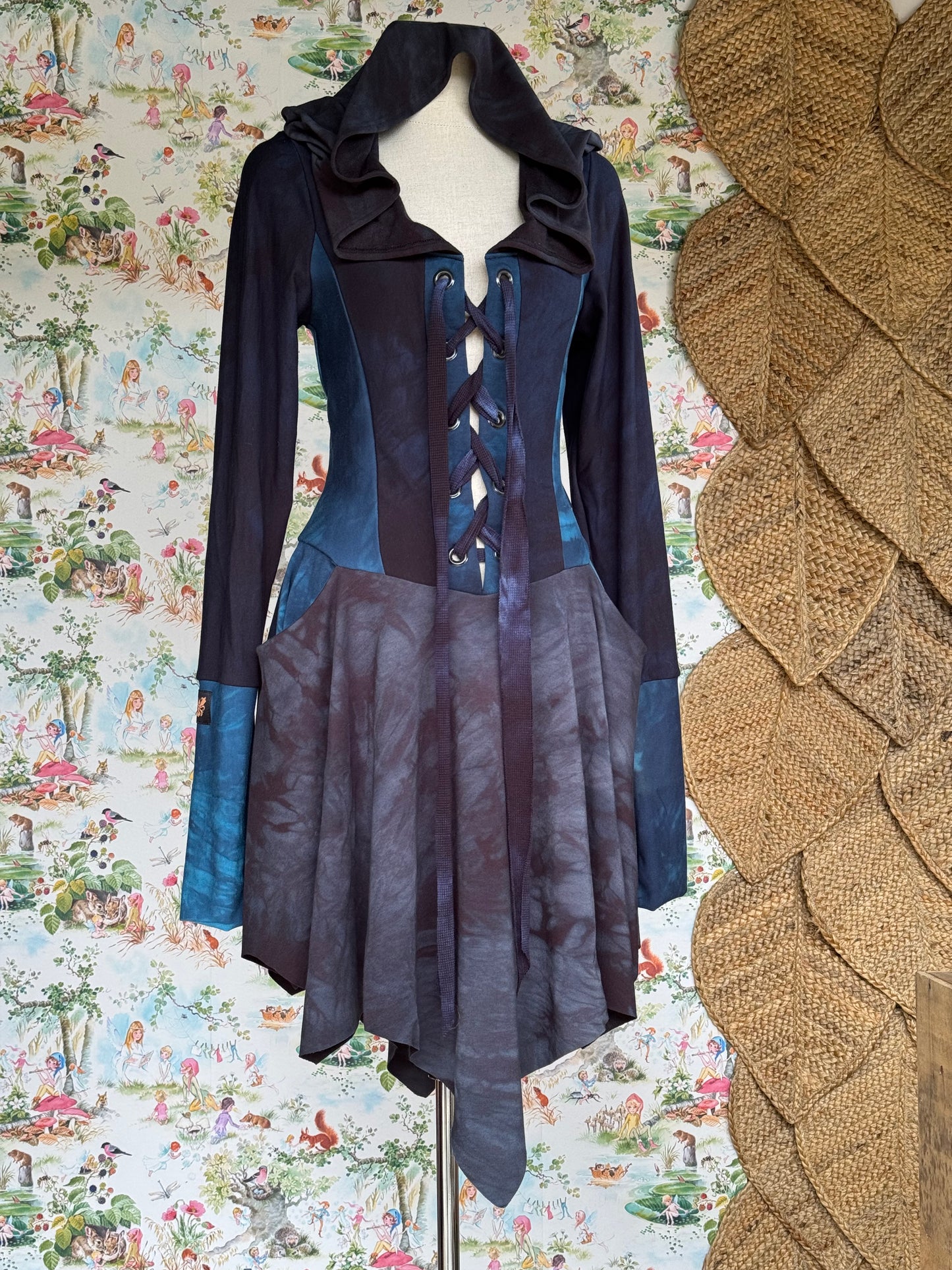 OOAK {L} Nightling Pukeko Dress