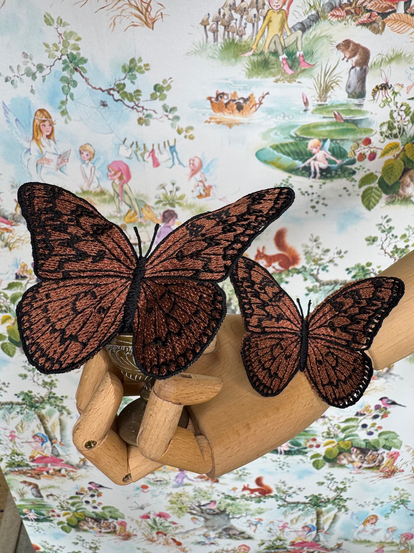Copper Butterfly Pin