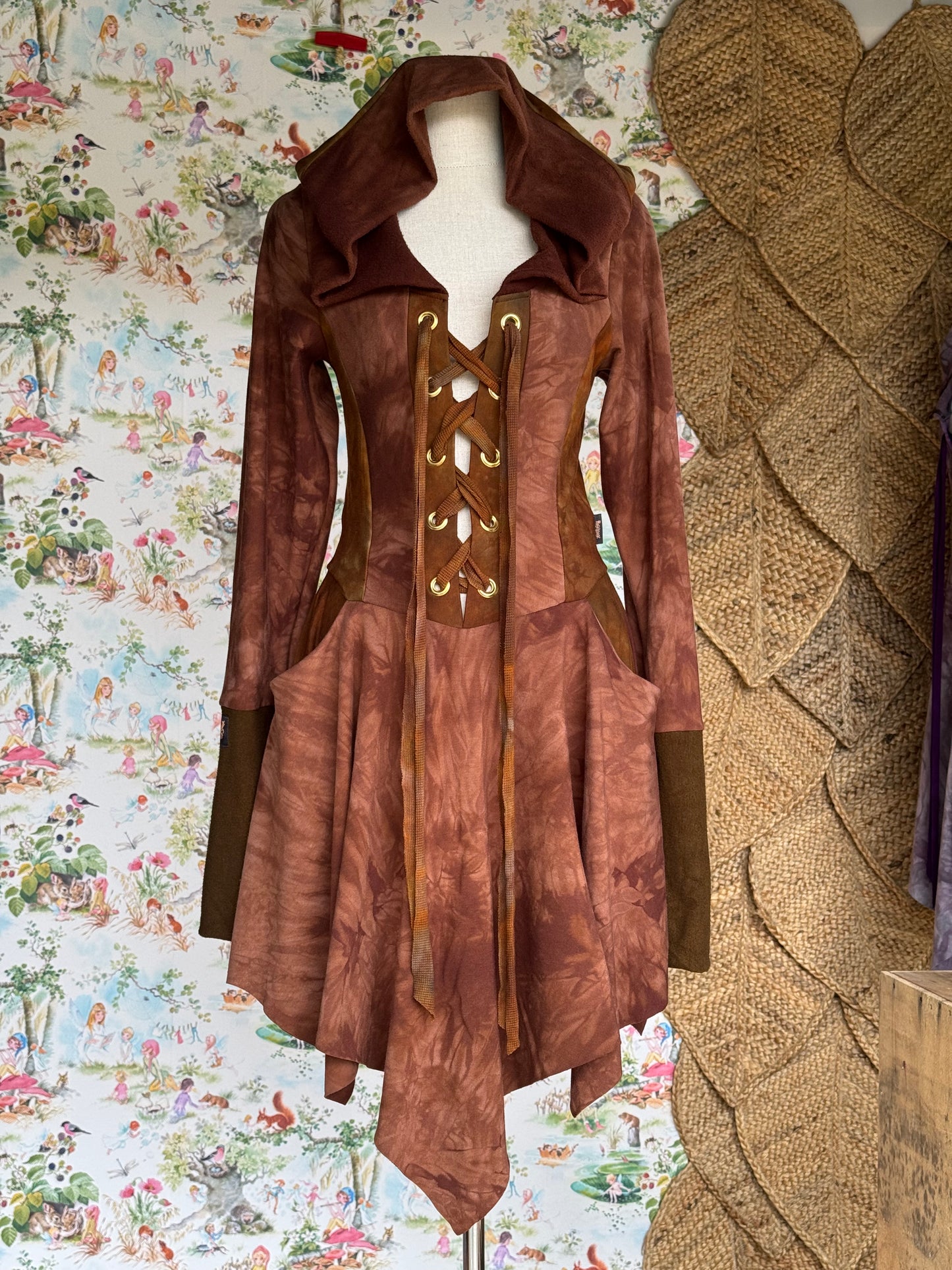 OOAK {M} Earthbound Pukeko Dress