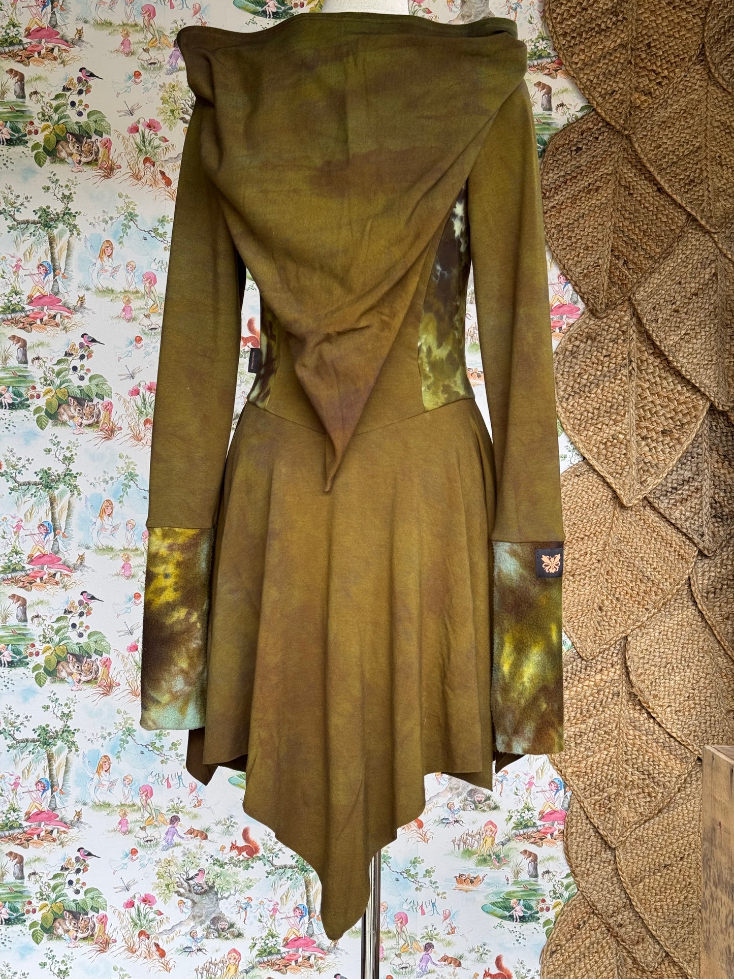 OOAK {S} Frondling Pukeko Dress