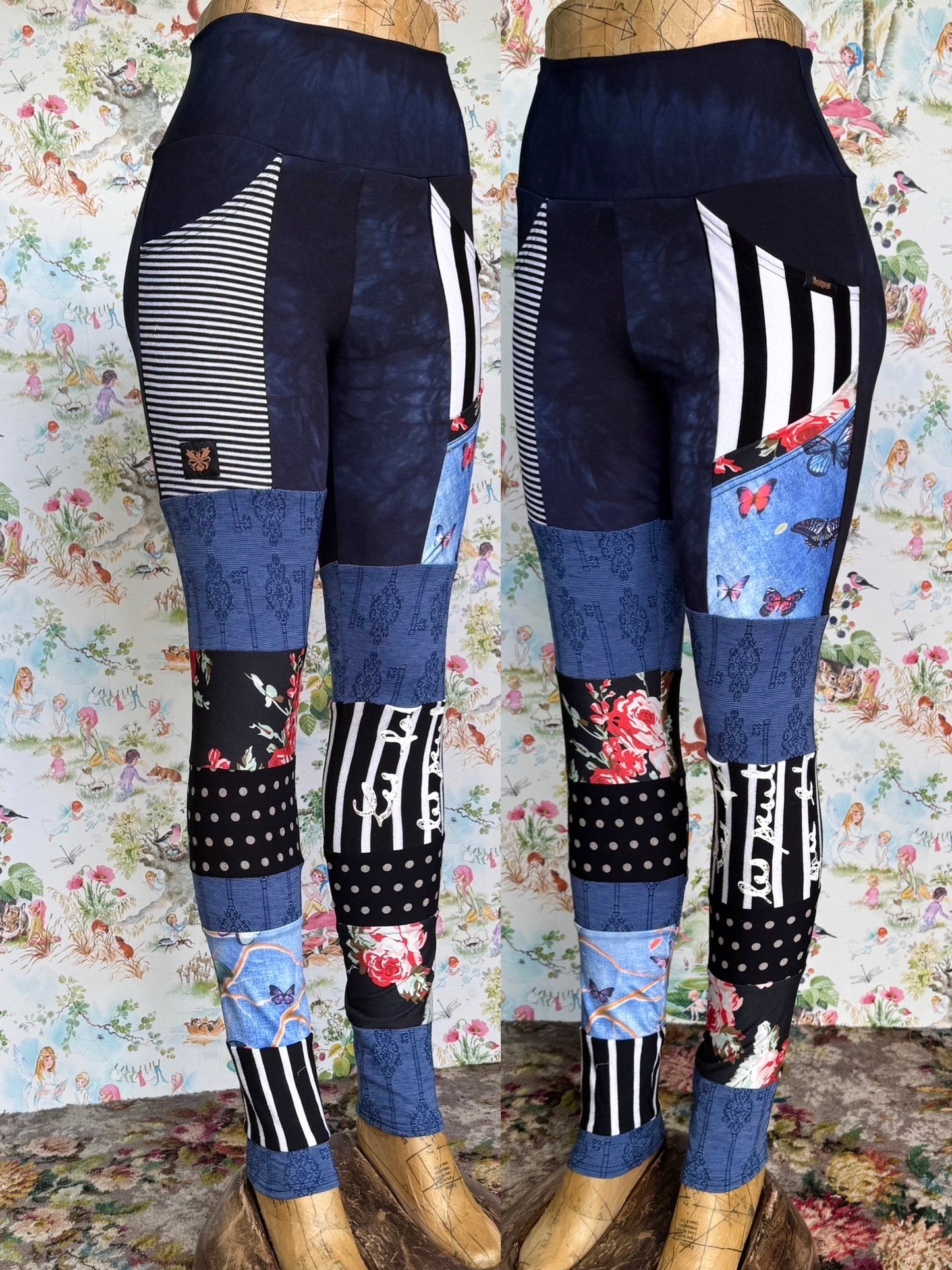 OOAK M/L Foraged Leggings