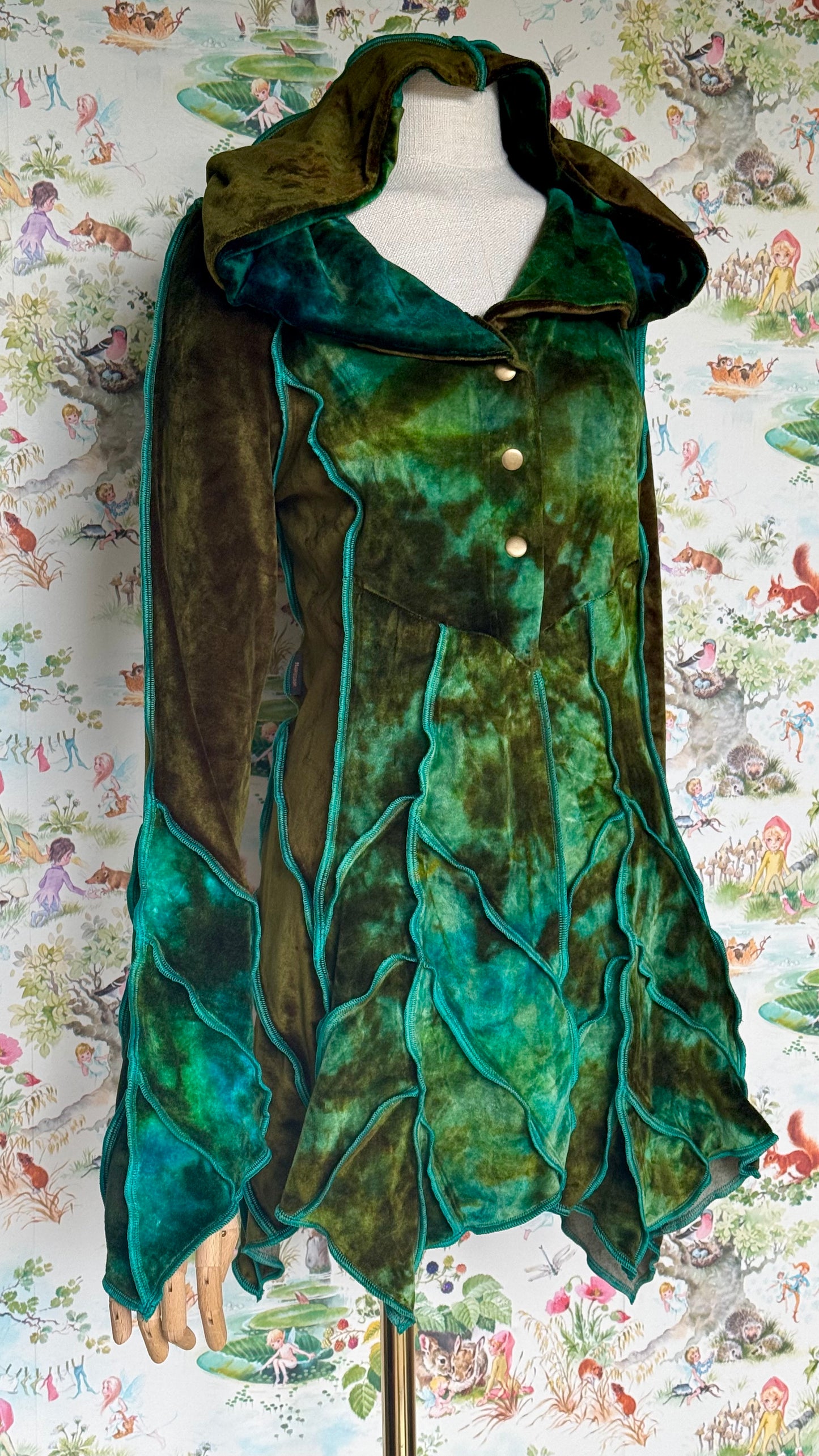 Velour OOAK Leafae Cardi (L)