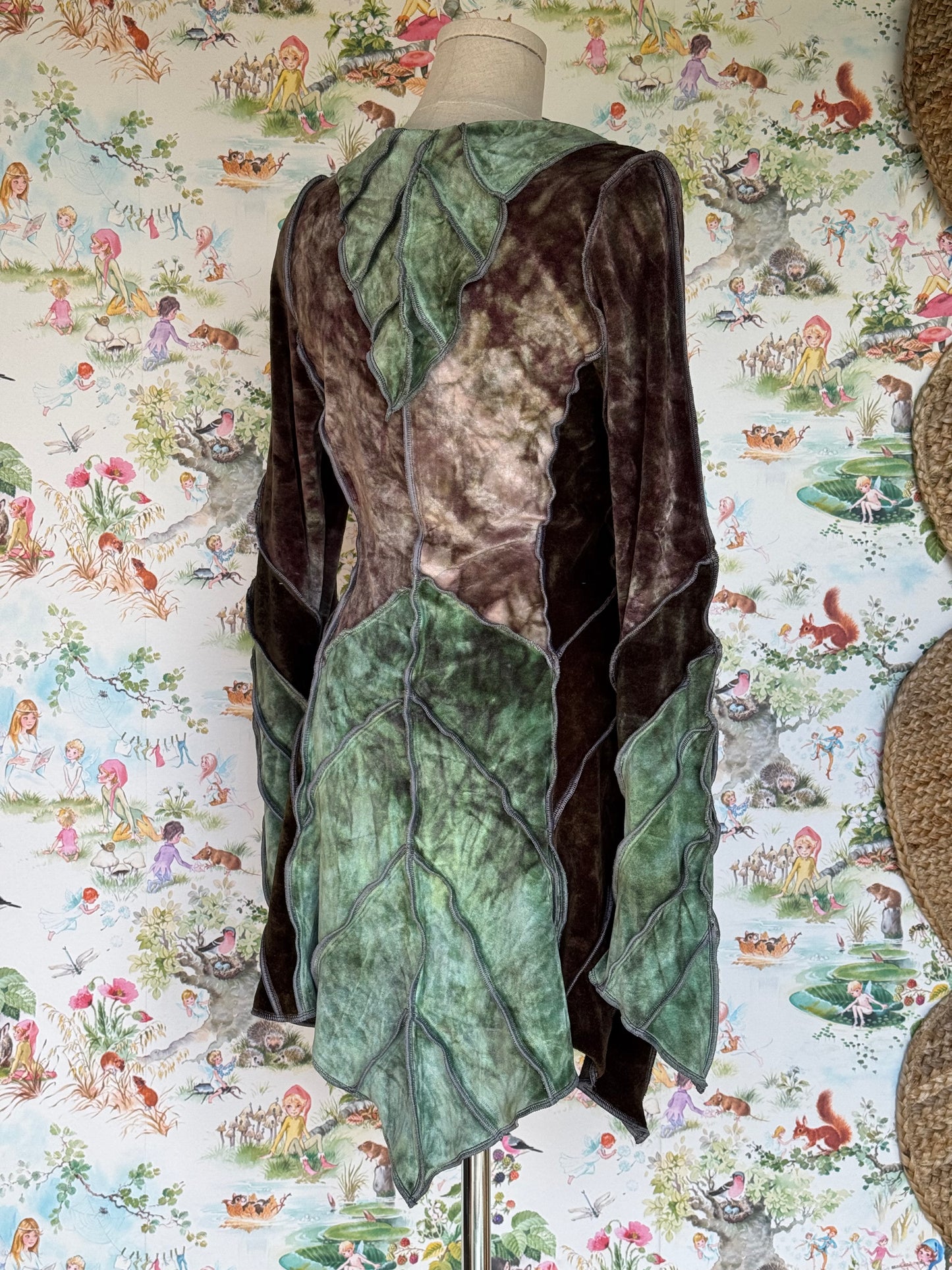 Velour OOAK Leafae Cardi (L)