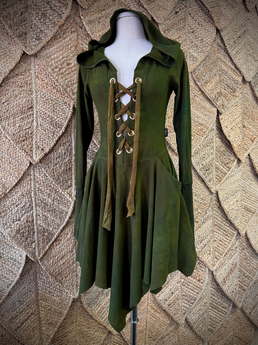 Cauldron Green Pūkeko Dress