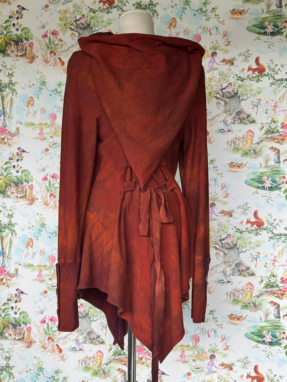 OOAK XL Huia Coat - Terracotta