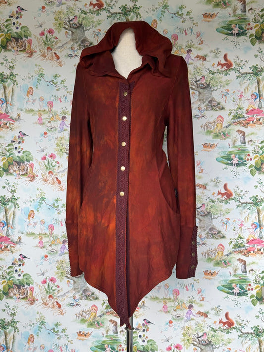 OOAK XL Huia Coat - Terracotta