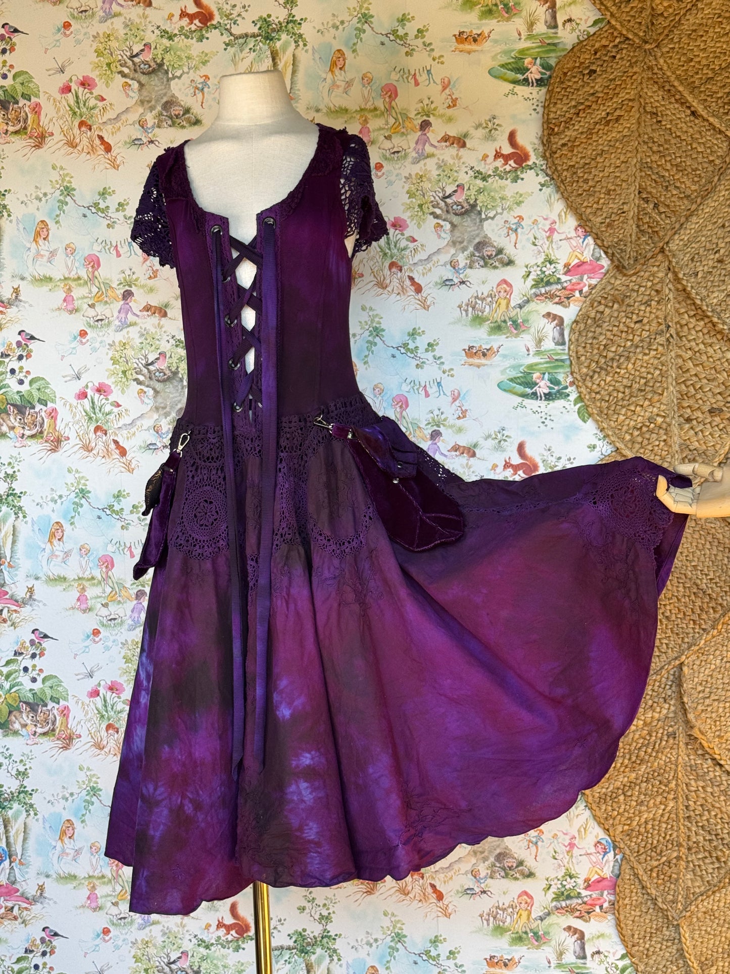 Wildcrafted Faery Pocket Dress (L)