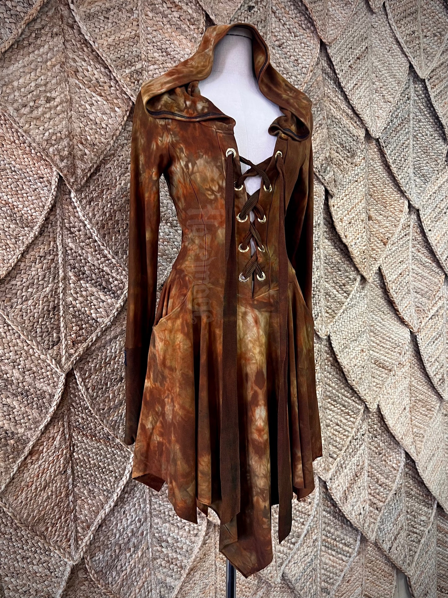 Ancient Rust Pūkeko Dress