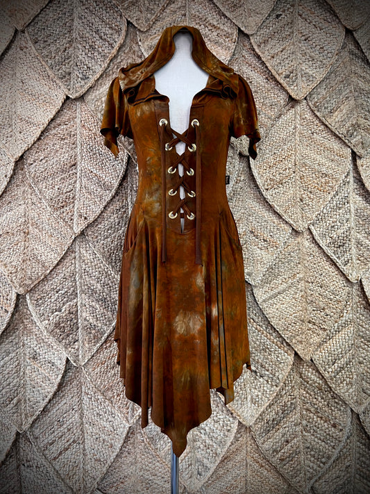 Ancient Rust Weka Dress