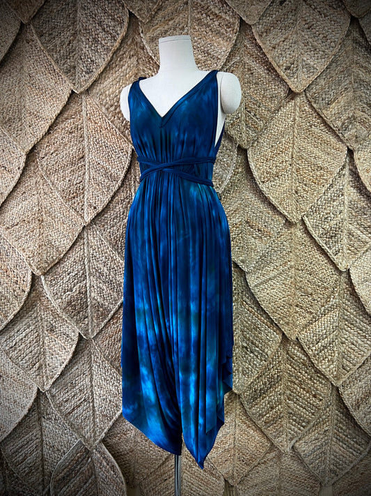Azure Sky Fantail Jumpsuit/Dress