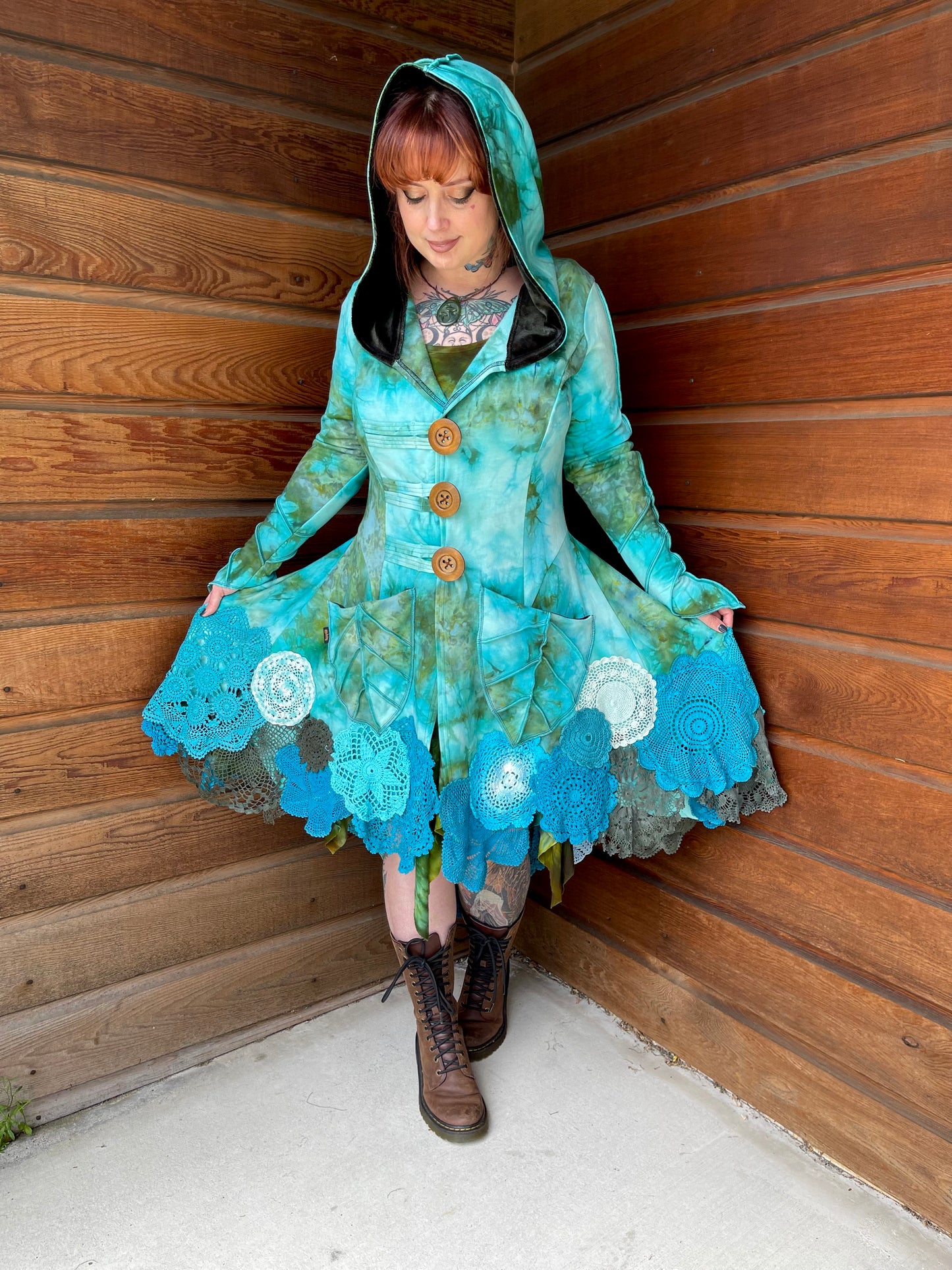 Medium OOAK Forest Fae Coat