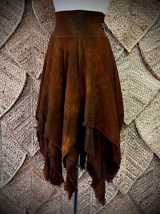 Ancient Rust Wild Fae Skirt