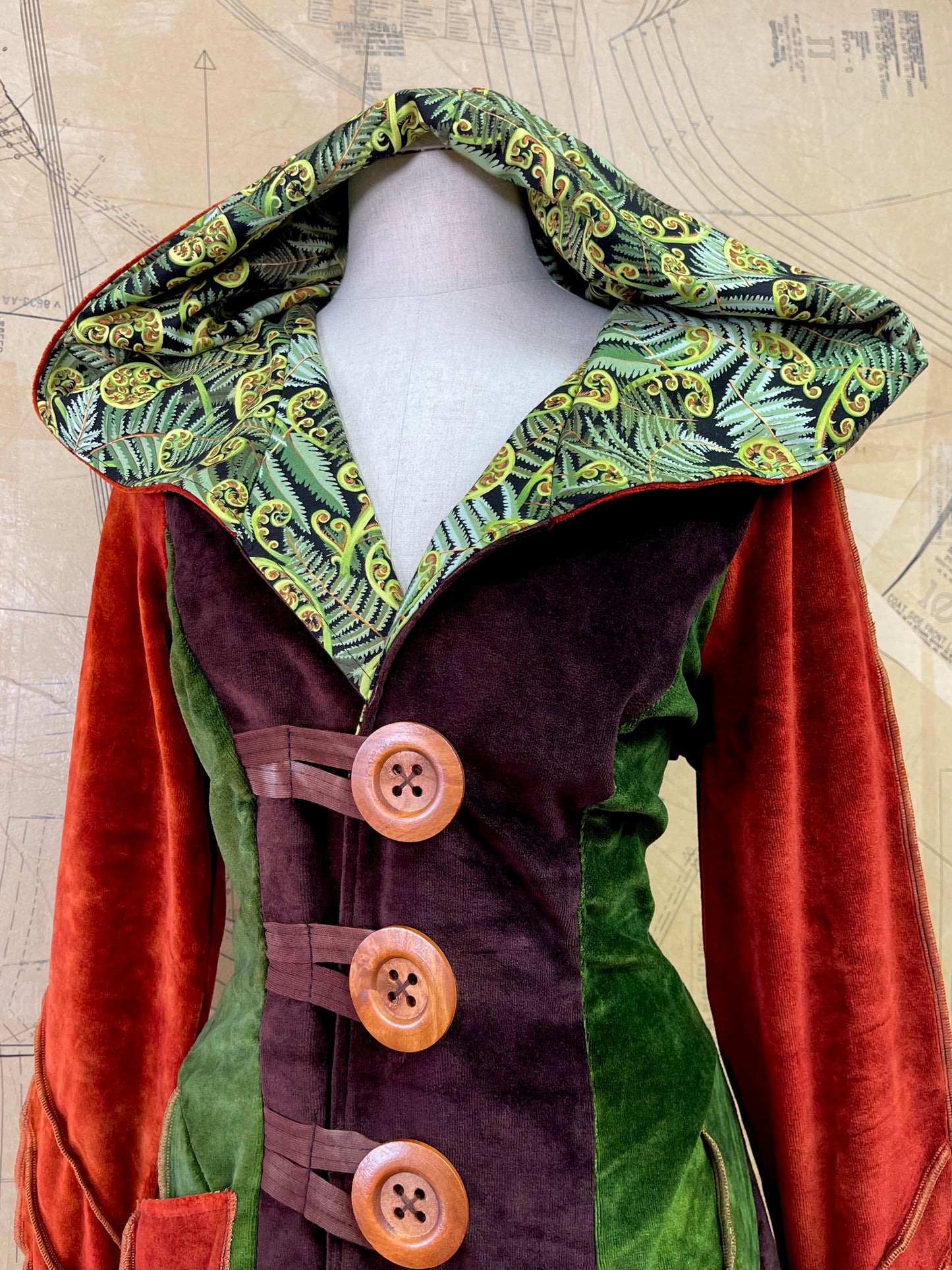 Large Leafae Pixie Coat