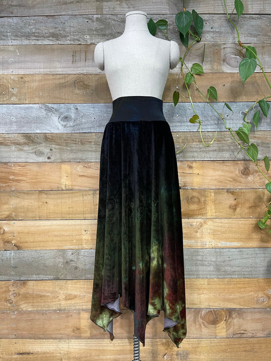 Phoenix Velour Maxi Skirt