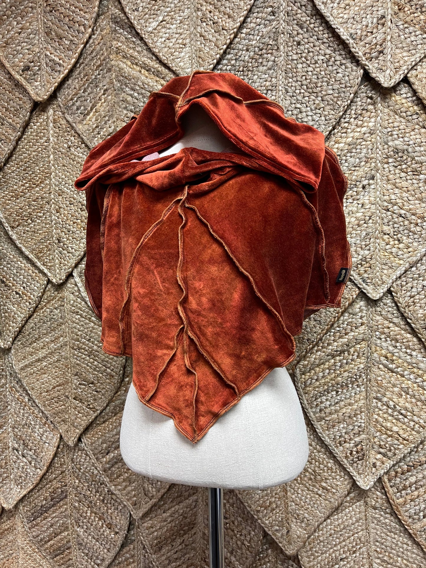 Rust Leafae Poncho