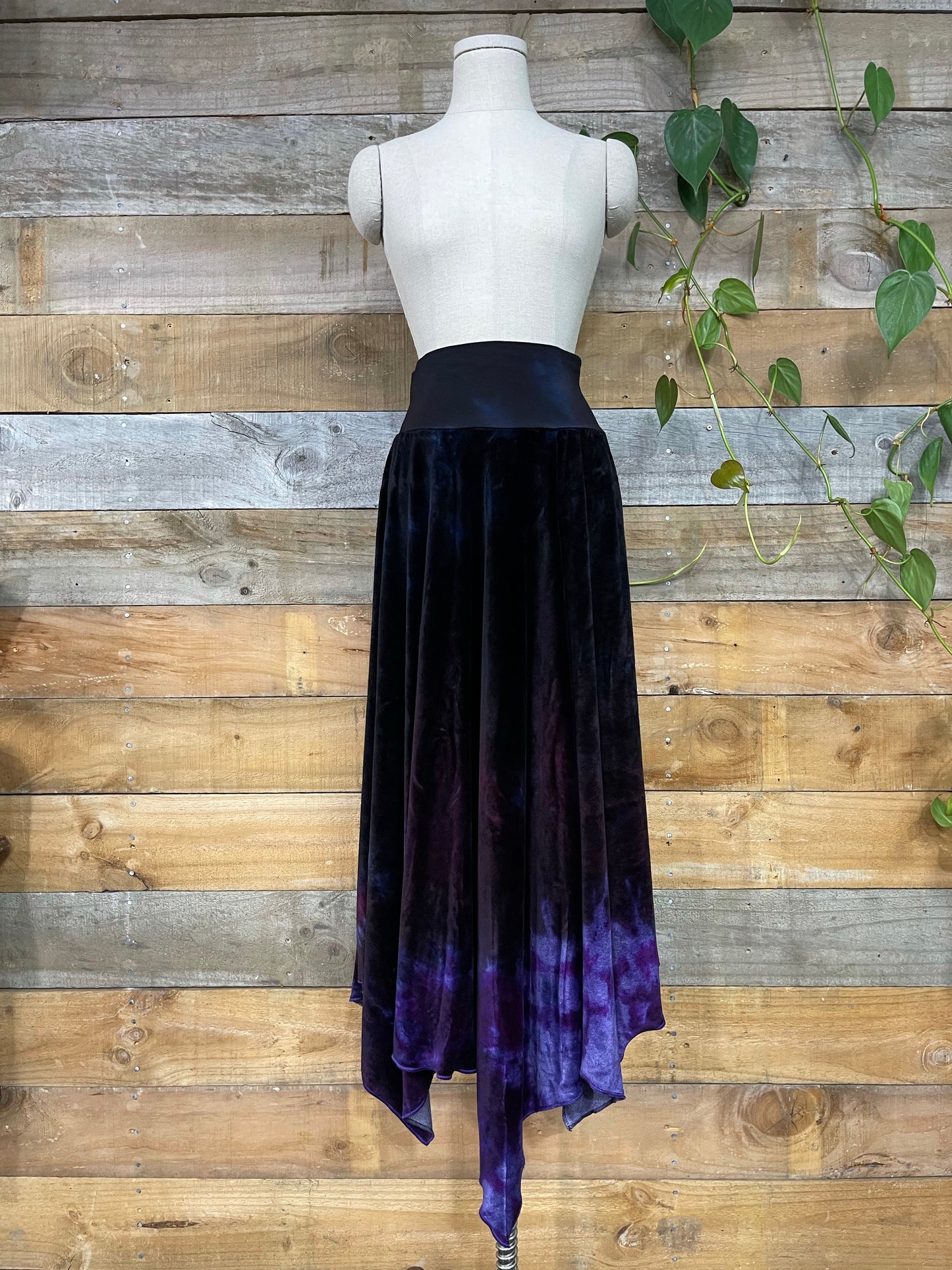 Mystic Velour Maxi Skirt