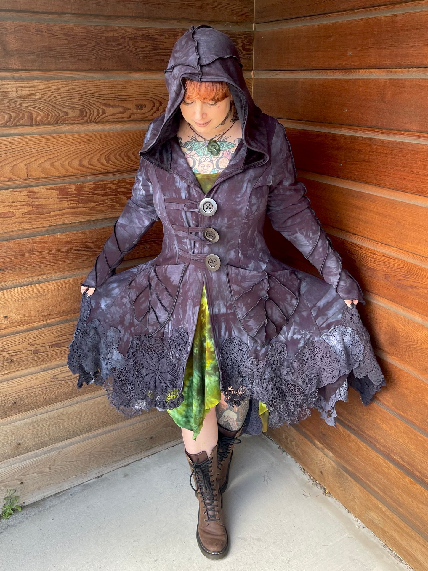 Large OOAK Forest Fae Coat