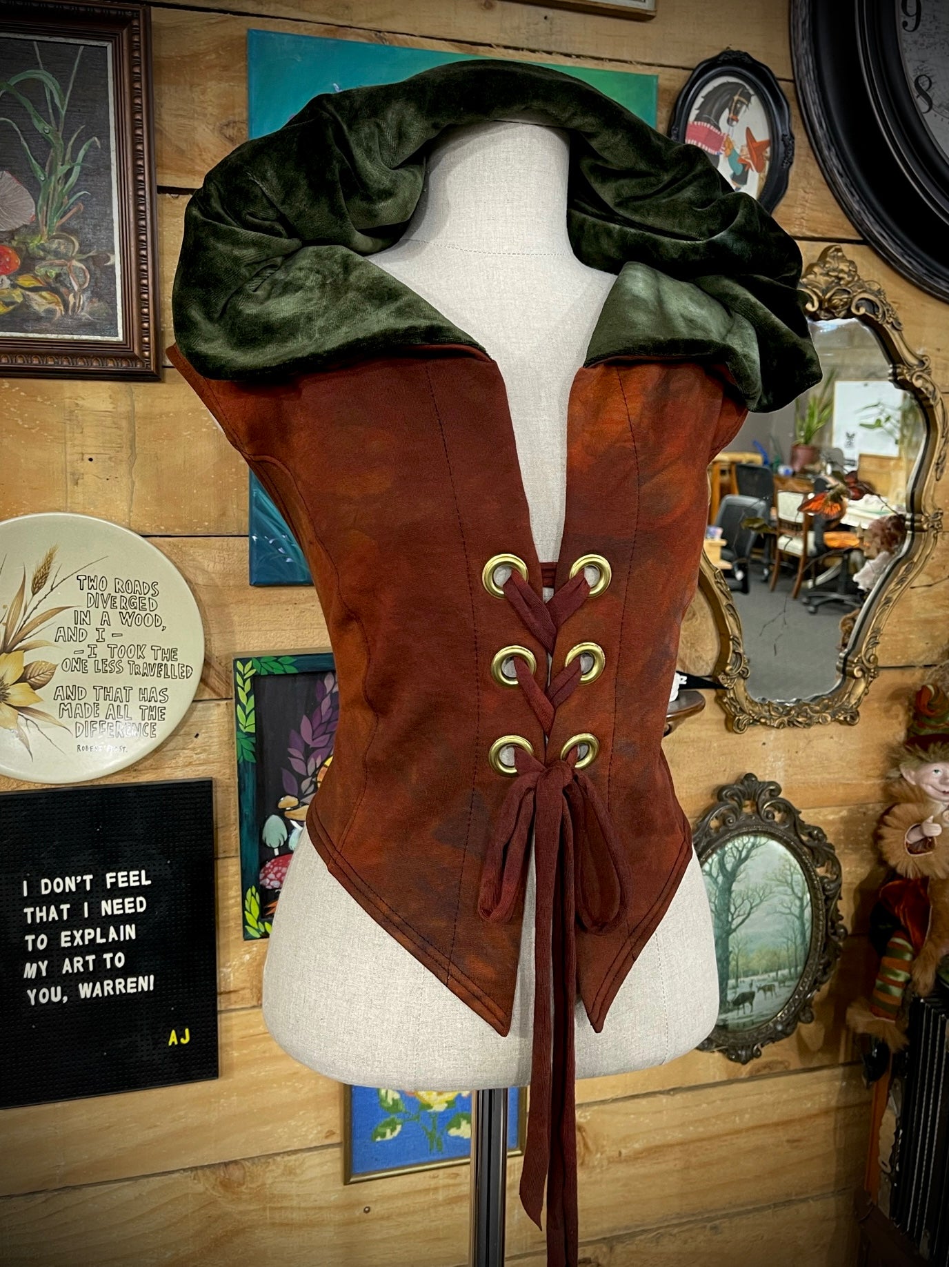 Burnt Earth Pixie Vest